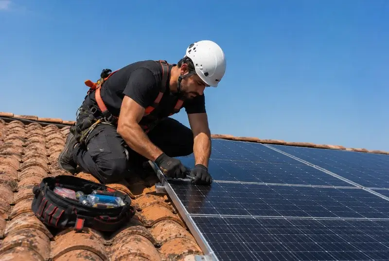 Maintenance et monitoring de panneaux solaires à Saint-Armou