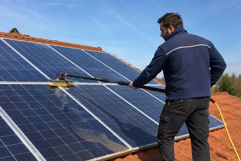 Nettoyage et entretien de panneaux solaires à Saint-Armou
